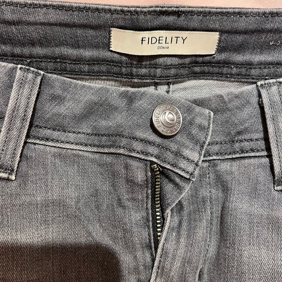 FIDELITY DENIM MILA ZEN GRAPHITE DESTRUCT - Picture 3 of 5